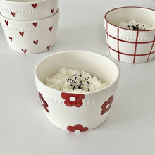 糖小姐ins韩式陶瓷米饭碗家用高级感饭碗甜品碗酸奶碗沙拉碗餐具
