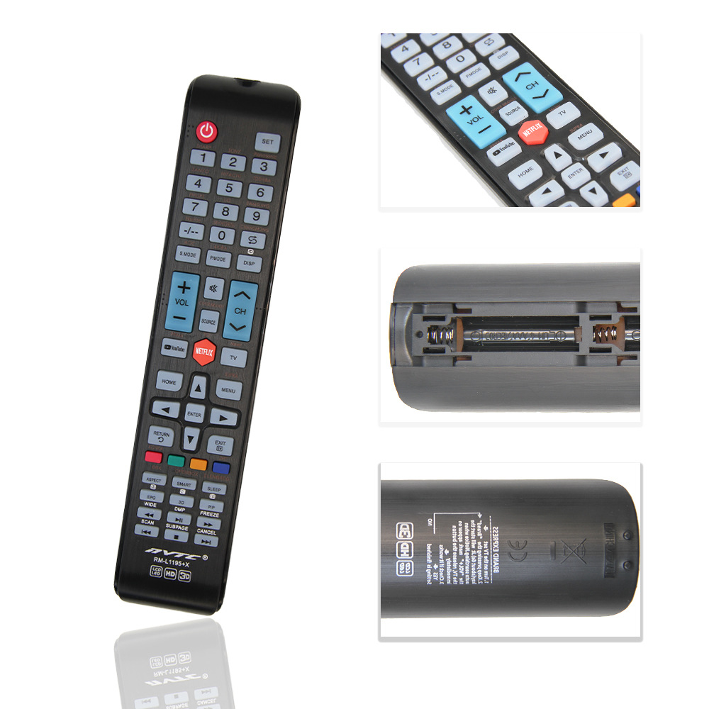 NVTC RM-L1195 X TV de comercio exterior Control remoto universal con una sola tecla Configuración de ventas directas de fábrica