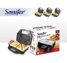 Sonifer跨境家用三合一三明治机华夫饼机烤面包三文治机