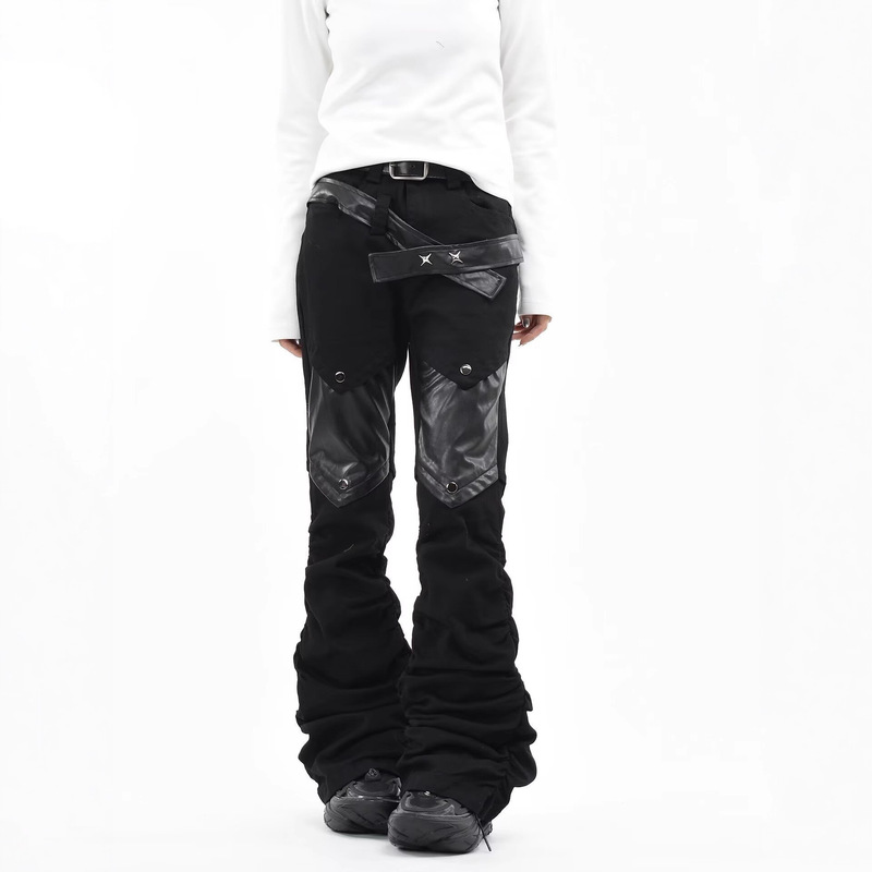 American Street Style Hip-Hop Heavy-Duty Double-Layer Patch Distressed Washed High Street Youth Skinny Rock Biker Jeans American Street Style Hip-Hop Heavy-Duty Double-Layer Patch Distressed Washed High Street Youth Skinny Rock Biker Jeans