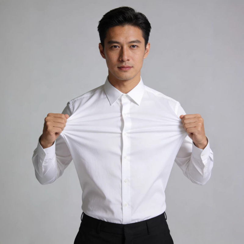 Cross-Border Men's Shirts, No-Iron, Four-Way Stretch, Long-Sleeved Shirts, Men's Business Casual, Versatile Professional Formal Wear, in Stock Cross-Border Men's Shirts, No-Iron, Four-Way Stretch, Long-Sleeved Shirts, Men's Business Casual, Versatile Professional Formal Wear, in Stock