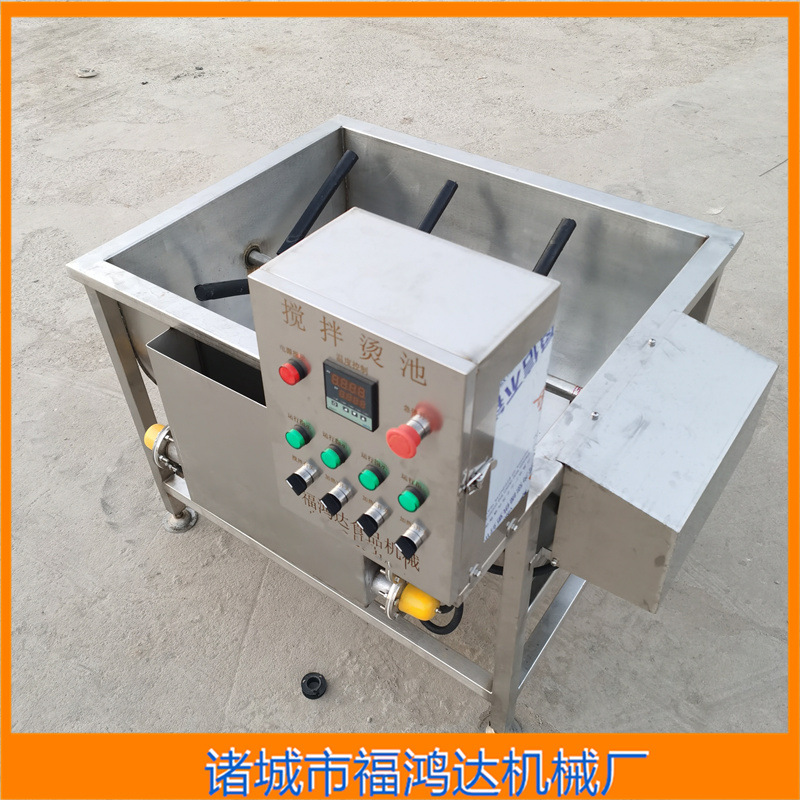 可排放污水的加热烫池 304不锈钢烫鸡毛设备 鸡鸭鹅烫池