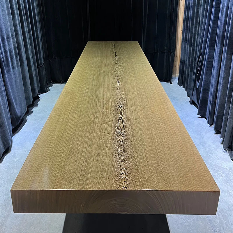 Chicken Wing Wood Solid Wood Tea Table Okan Large Board Bahu Office Desk Conference Table Natural Whole Board Log Desk Dining Table