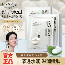 一枝春蚕丝蛋白动力补水面膜玻尿酸保湿滋润美白面膜女护肤品批发
