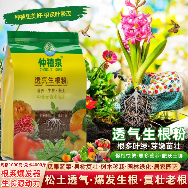 生根粉壮苗剂液水发根跟移栽扦插育苗水溶肥根多多壮秧植物发根