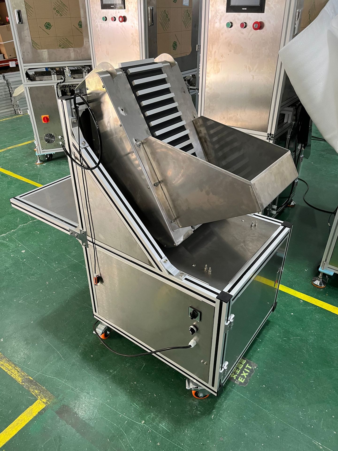 厂家生产直销移液管在线切割自动吹屑机 装屑干净整洁 自动化设备