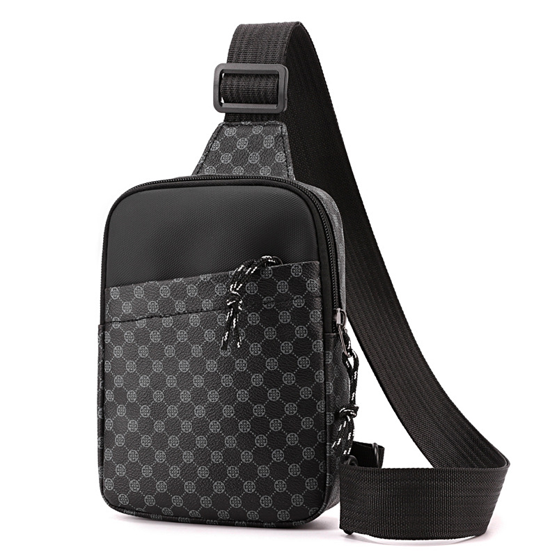 그레이 그리드 [PU 소재]