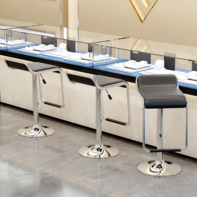 Bar Chair Commercial Glasses Shop Mobile Phone Jewelry Shop Chair Lift Rotating Front Desk Reception High Chair