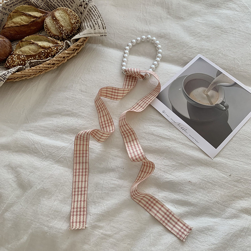 Bufandas de encaje femeninas coreanas de primavera y otoño universal moda bufandas de cuello cuello collar de perlas cuello de cabello