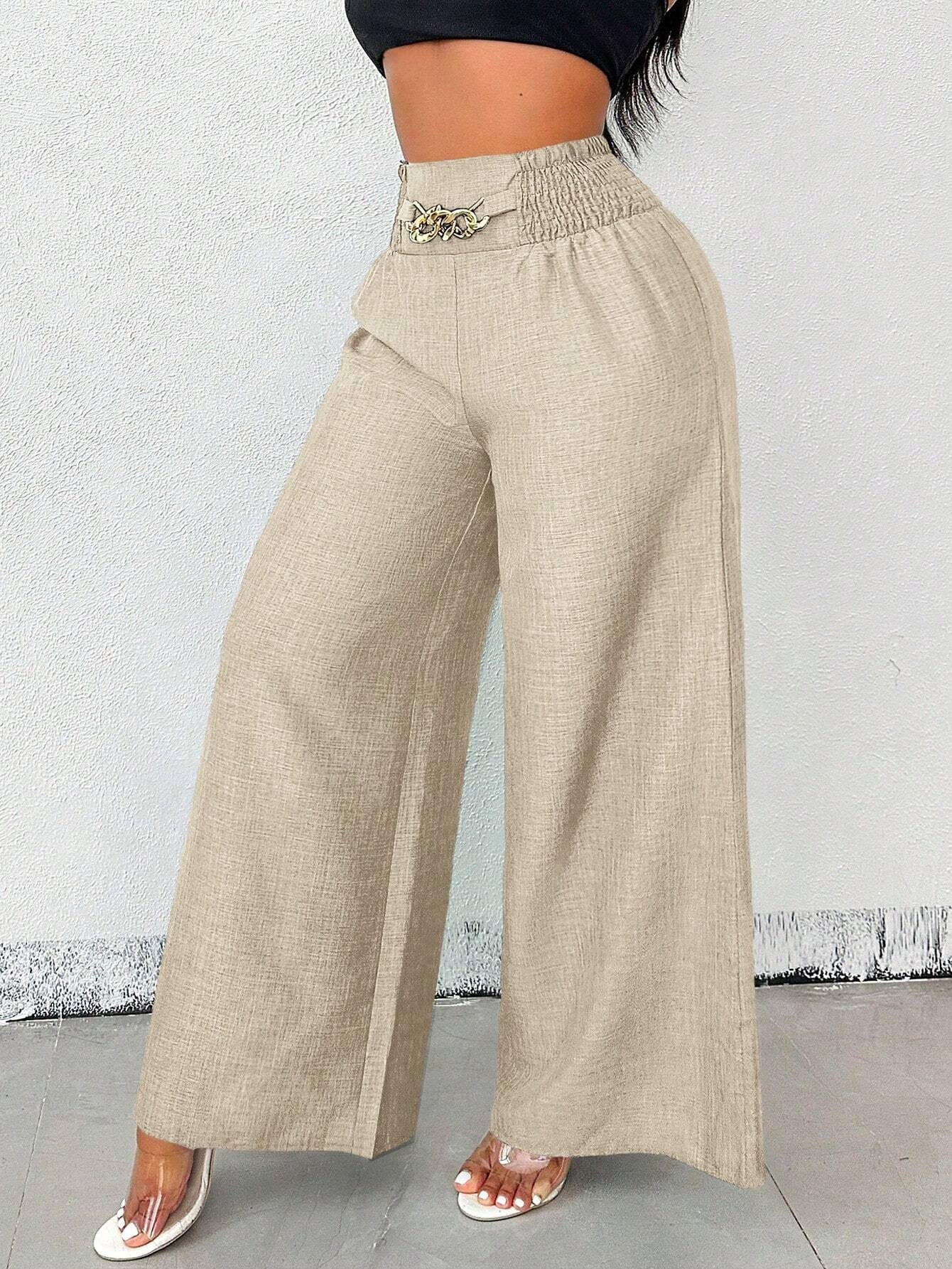 273g Weight Straight Pants Pants Length Polyester Fabric Type Low Waist Waist Line Casual Pants Pants Type Inelastic Elasticity Holiday Occasion Loose Fit Type Solid Color Pattern 2025 Spring and Summer Season Women's Gender Streetwear Style Women's Holiday Streetwear Solid Color Straight Pants Casual Pants 28
