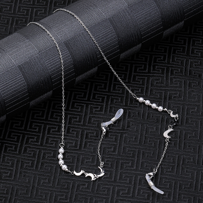 Colgar el cuello de la cadena de gafas de diamante de moda cadena de alta calidad transfronteriza acero baht mantenimiento de color diseño original gafas de sol cadena mujer image 11