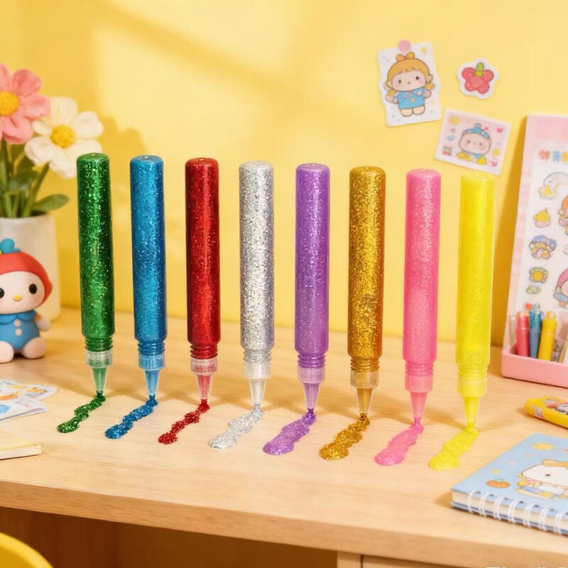 6ml 10ml Glitter Glue DIY Handmade Glue Gold Glitter Glue Gold Powder Glue Pen Glitter Glue Color 6ml 10ml Glitter Glue DIY Handmade Glue Gold Glitter Glue Gold Powder Glue Pen Glitter Glue Color