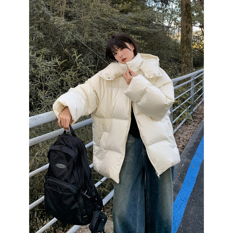731 # Clearance Sixi Brand Ultra-Light, Burden-Free, Stylish Heavy-Duty Hooded down Jacket Thick Coat