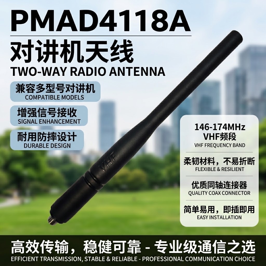 PMAD4118A Walkie Talkie Antenna High Gain Signal Enhancement Long-Range Wireless Transceiver Replacement Parts Wholesale