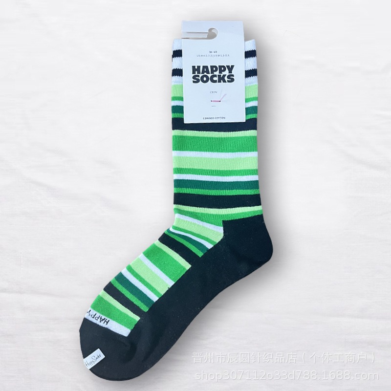 happysocks suecos calcetines de moda damas in-mode versátil animación calcetines de algodón de cintura alta al por mayor