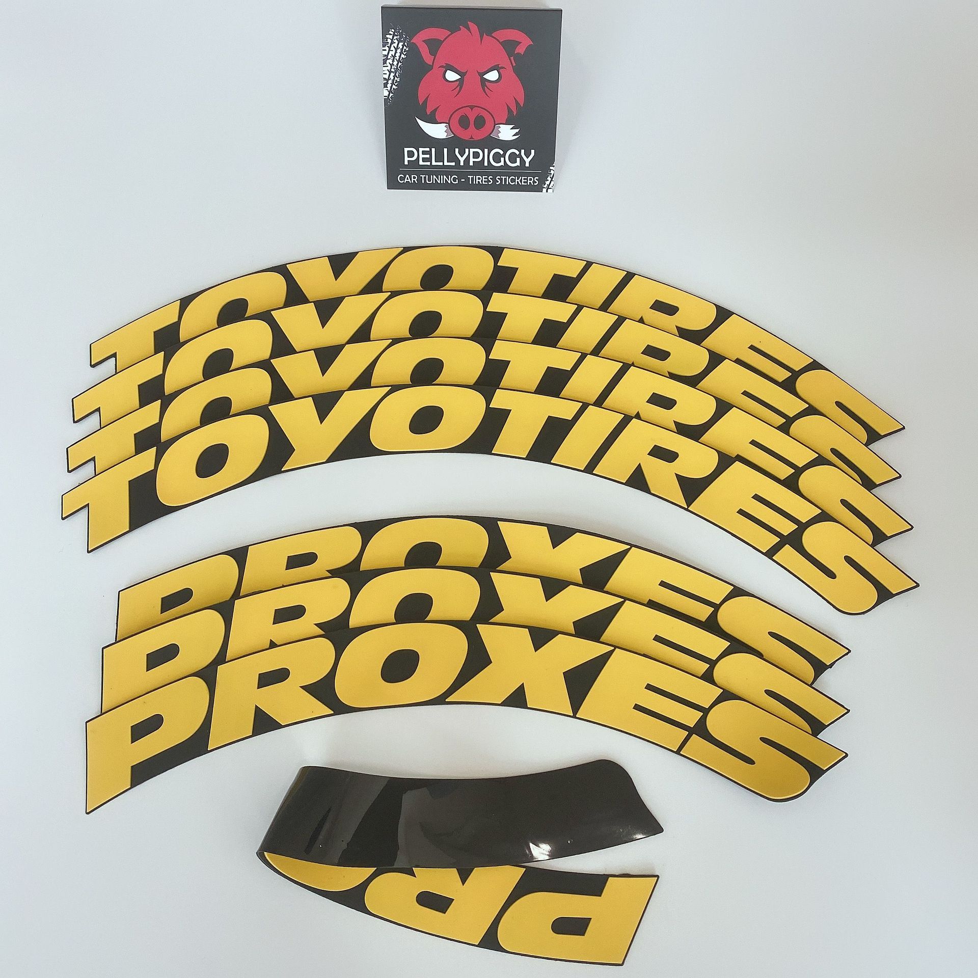 노란색 TOYOTIRES PROXES*4