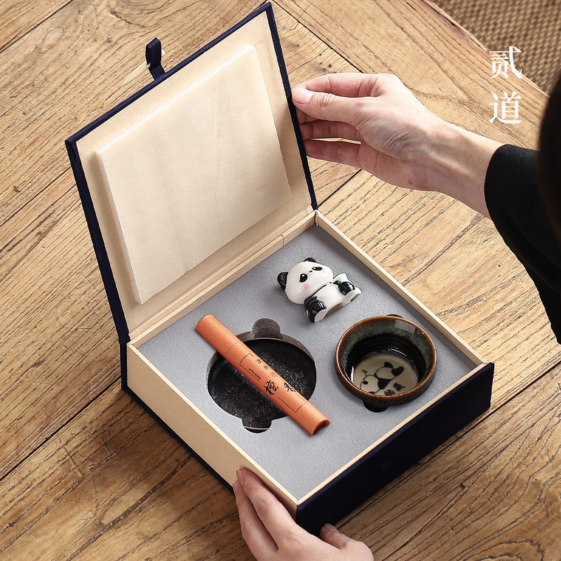 Panda Cultural and Creative Souvenirs Chengdu Peripheral Souvenirs Gifts for Foreign Customers Tea Sets Business Gifts Gift Boxes
