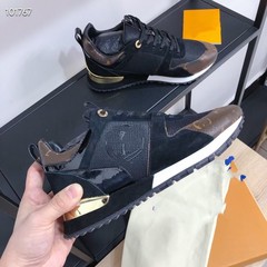 欧洲站驴家经典款男女外穿圆头松糕底亮片前系带运动休闲鞋