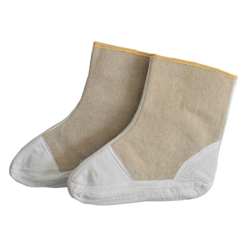 Ходячий объем оптом Охрана труда шерстяной войлок теплый защитный чехол для ног дышащая Толстая дождевая обувь шахтеры подземные Войлочные носки