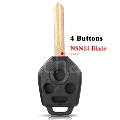 Legacy Impreza Leopard straight plate – Car Keys - 4-button-flat-milling-embryo-nsn14