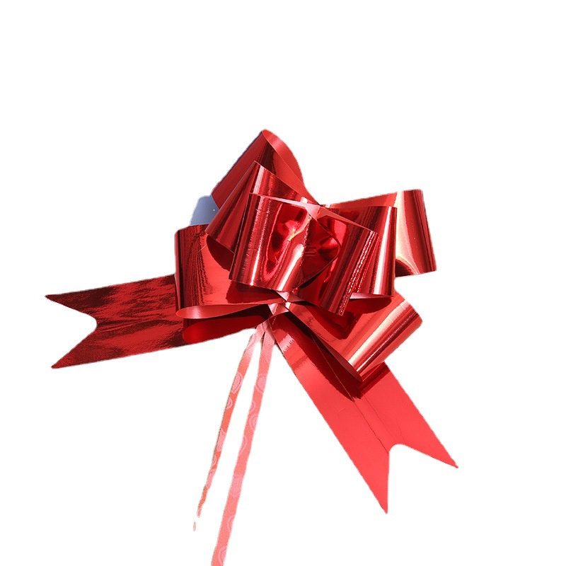 Venta caliente transfronteriza 50 ajuste mano dibujado flor regalo de fiesta decoración arco dibujado flor cinta Navidad dibujado flor