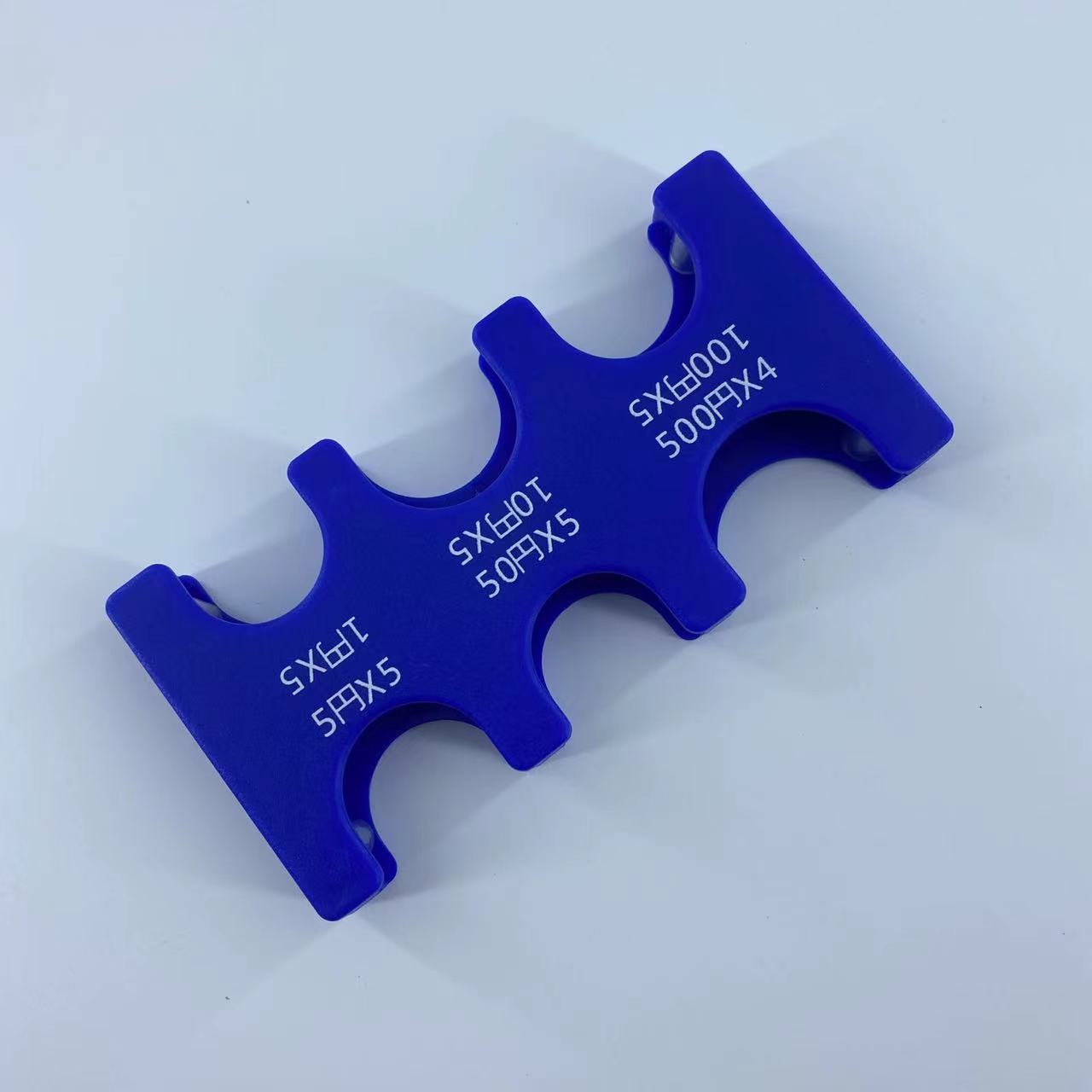 Cartera pequeña para hombre, clip de moneda de plástico, billetera de almacenamiento de clasificación de monedas para automóvil, monedero portátil para mujer de gran capacidad para hombre