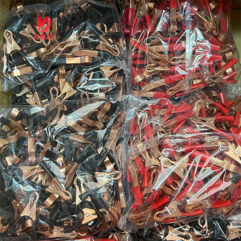 40A带齿鳄鱼夹4副本