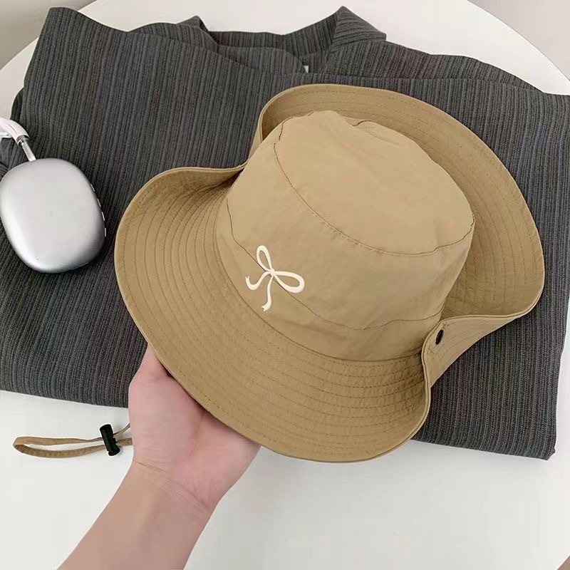 人気のアウトドアレトロフィッシャーマンハット、夏のハイキング、釣り、日焼け止めサンハット、登山、ウエスタンサンシェードカウボーイハット|undefined