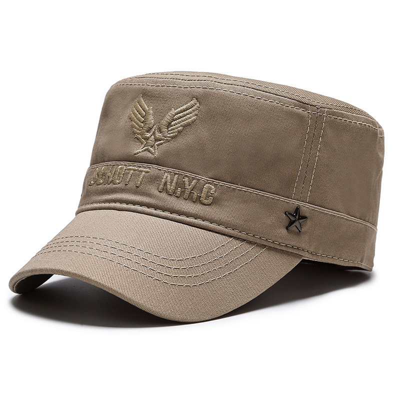 Nouveau haut noir pour hommes printemps et automne fl top version coréenne décontracté extérieur à bord court bec de canard quatre saisons à petit bord_voghion.com