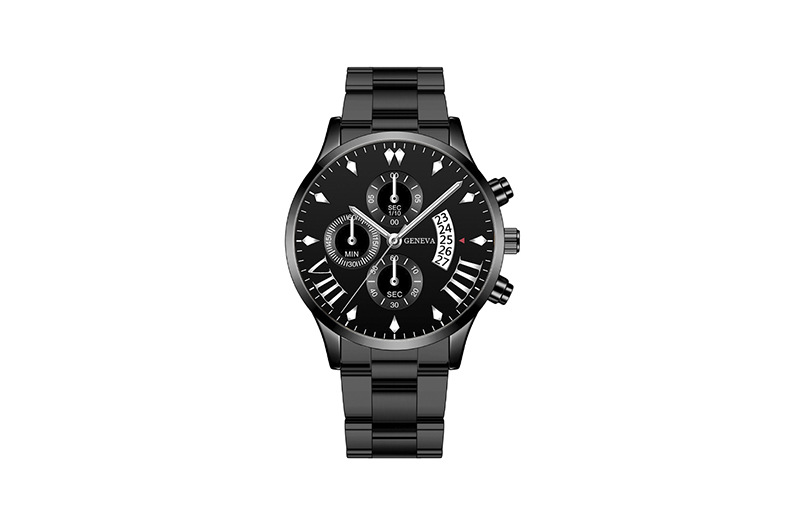 75g Weight Tempered Glass Mirror Material Alloy Strap Material Watch Classification Pointer+Number Display Type Single Folding Buckle Buckle Style Round Dial Shape Holiday, Banquet Occasion Quartz Movement Solid Color Pattern Men's Gender Business Style Business Solid Color Single Folding Buckle Quartz Men's Watches 1