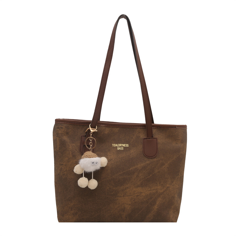 Bolsos para mujer 2024 invierno nuevo estilo este año popular bolso de alta capacidad bolso de hombro de ocio bolso de clase para estudiantes universitarios