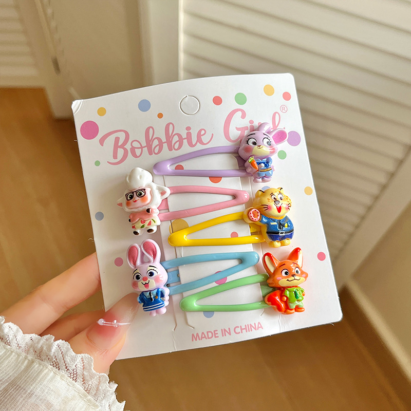 F8903-7# zootopia bb clip five-piece set