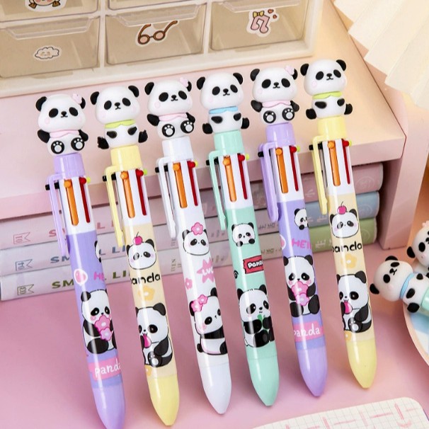 Caricatura adorable Panda Post-it - Notes Estudiantes Temporada escolar DIY Papelería Pequeños regalos de alto valor facial Paquete de regalo para niños