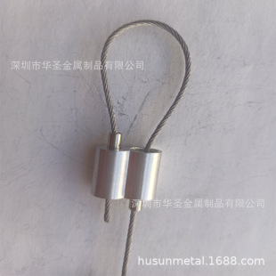 Supply 1.5 2.0 2.5 3.0MM rope two-way lock wire rope lamp clamp