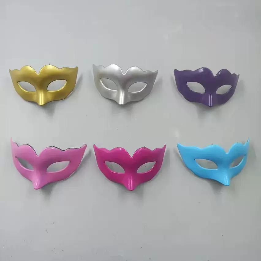 喷漆迷你型小小娃娃装饰面具  万圣节派对 舞会面具鬼脸