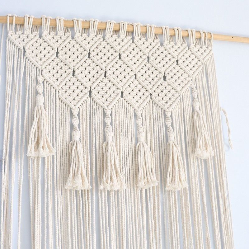 Cotton Rope Tassel Decoration Handmade Woven Tapestry Homestay Door Curtain Handmade Woven Entryway Partition Bedroom Door Curtain Cotton Rope Tassel Decoration Handmade Woven Tapestry Homestay Door Curtain Handmade Woven Entryway Partition Bedroom Door Curtain