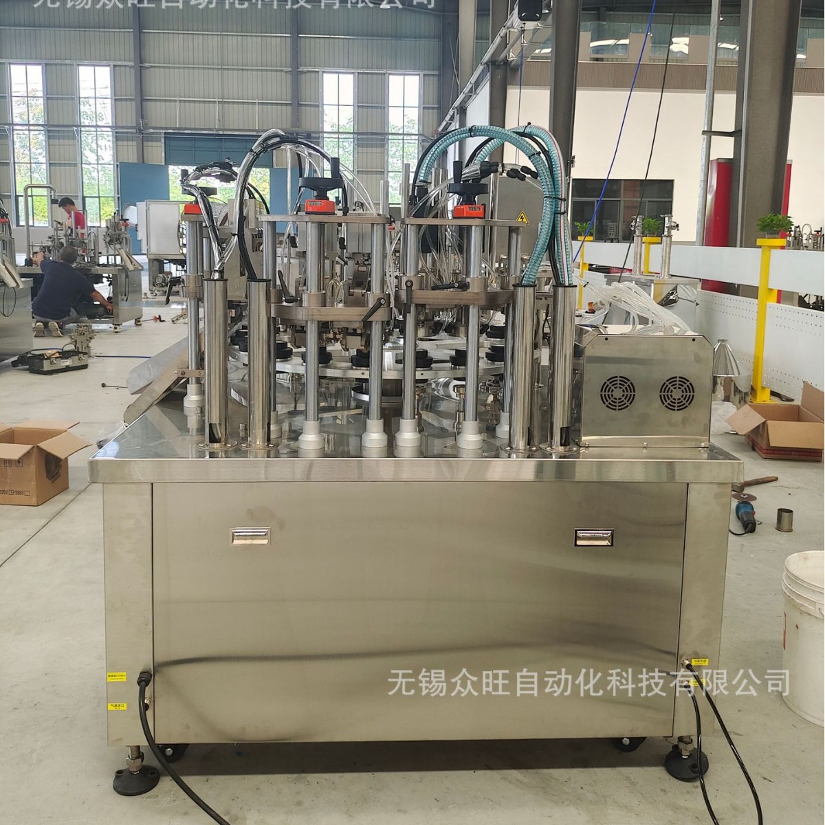 全自动灌装封尾机 软膏洗面奶封尾灌装机 牙膏罐装封尾一体机批发