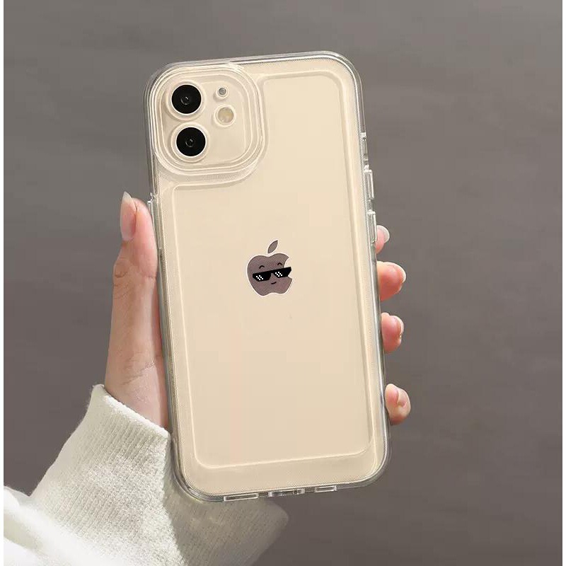 Apple 17promax 携帯電話ケース、新しい iphone16 ハイエンド 16pro 透明ジェスチャースティックマンに適しています。|undefined