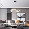 Ring high-grade ring lamps and lanterns modern Light extravagance a living room a chandelier originality personality Simplicity designer Restaurant