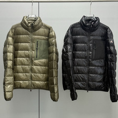 蒙家25ss M家新款 Fraser系列男士立领轻薄可折叠短款羽绒服外套