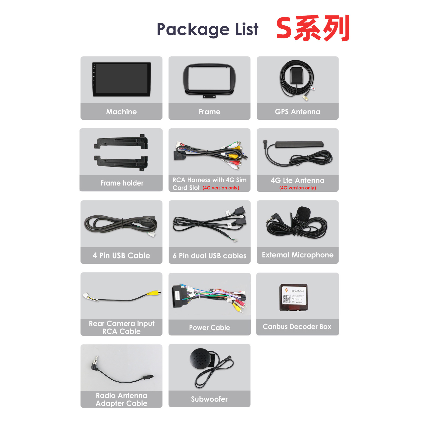9-inch suitable for 14-20 Fiat 500X Android car central control large screen navigator Wireless carplay