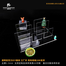 现货全新料高透明亚克力板厚板批发 亚克力圆片印刷图案加工定制