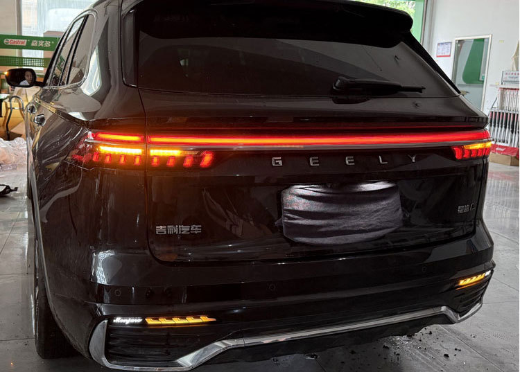 Suitable for 21-25 Models of Geely Xingyue L Rear Bumper Lights, Xingyue L Monjaro Special Modified Led Brake Tail Lights