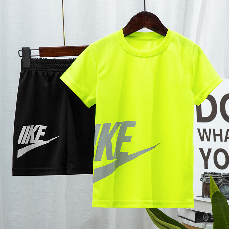 Nike Kids Yellow Black Sports Suit Medium Large