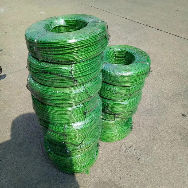 水暖建材 批发钢丝绳 固定太阳能 加粗包塑 钢丝绳家用钢丝绳固定
