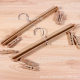 Pants rack 4 clips drying rack smooth multi-purpose pants rack socks rack carbonized mildew-proof cross bamboo pants clip