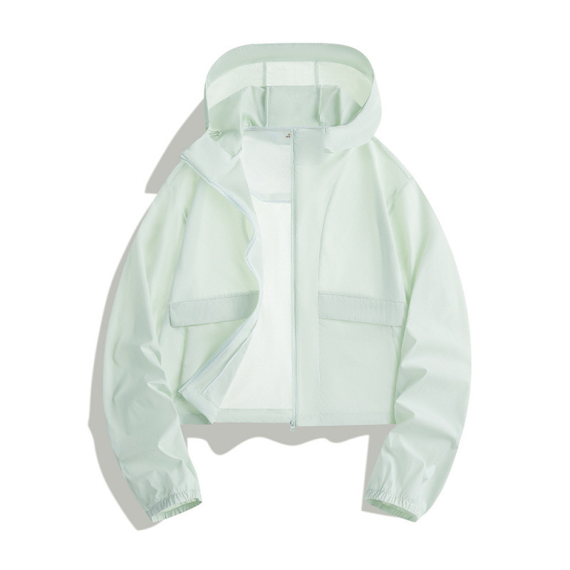 Ykk Zipper 2026 Summer New Lightweight Sun Protection Clothing Upf50+ Anti-Uv Stretch Windbreaker Jacket for Women