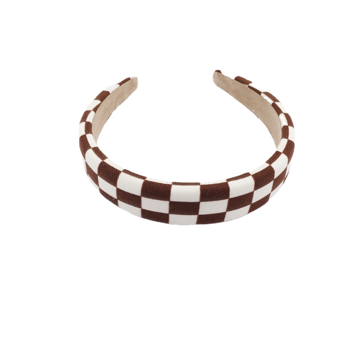 Comercio exterior elegante banda de pelo estampado de leopardo cabello femenino atar banda de pelo moda Plaid diadema simple lavado de cara tocado Otoño e Invierno