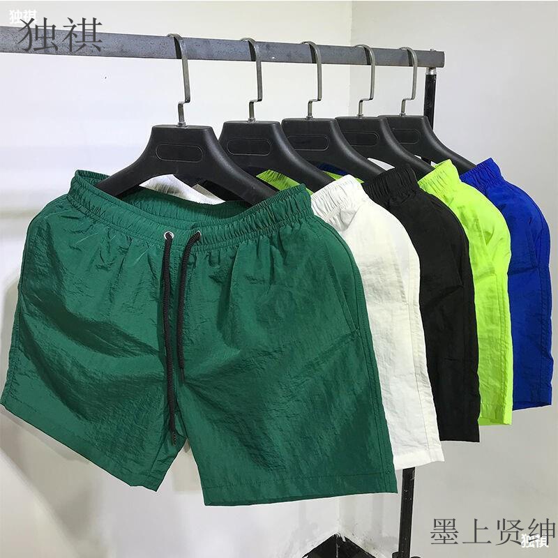 Men's Shorts 4-point Pants Medium Pants Large Trousers Summer Casual Sports Loose Large Pants Quick-drying Beach Pants for Couples