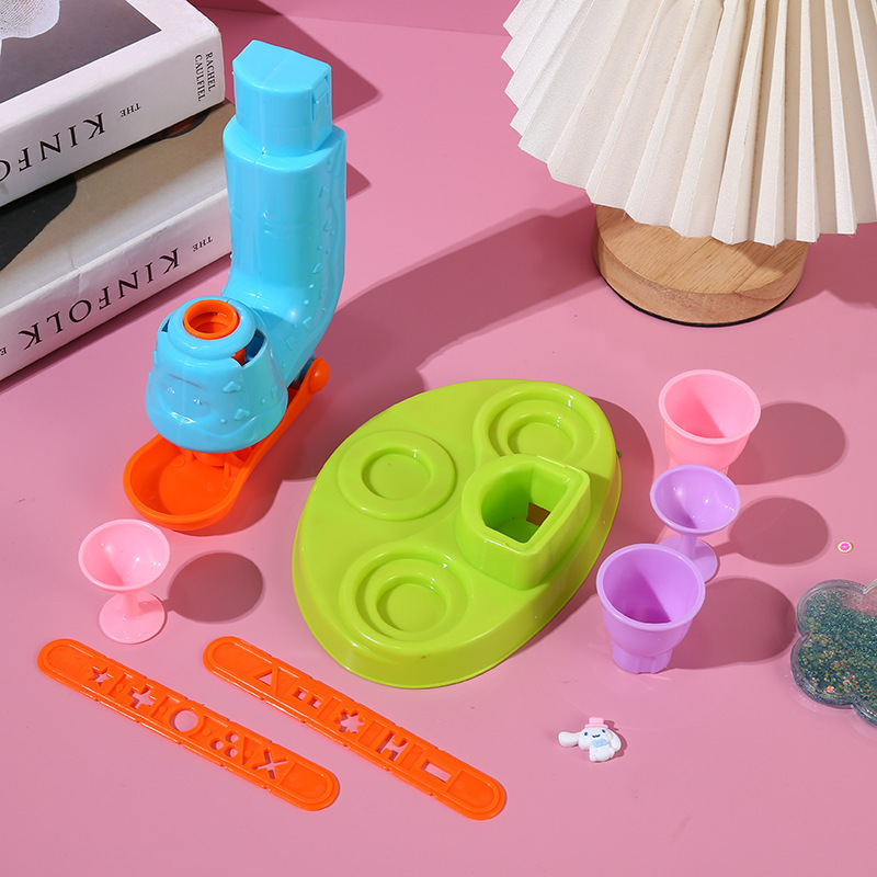 cake ice cream machine color mud noodle machine diy plasticine tools mold suit clay girl children's toys